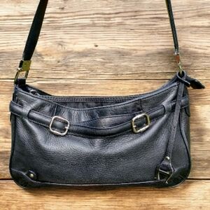 Etienne Aigner Equestrian Style Genuine Leather Shoulder